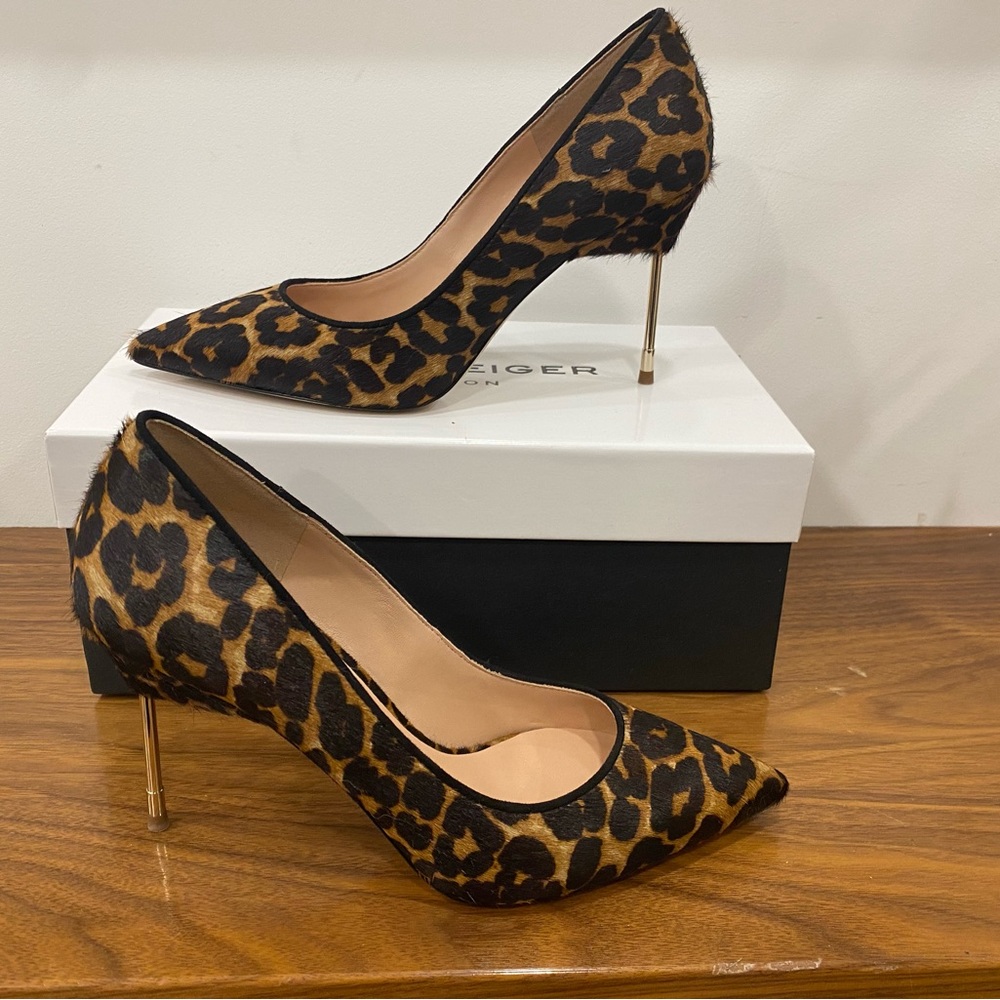 KURT GEIGER Pump Bond 60 in leopard  size 38 ( 7,5)